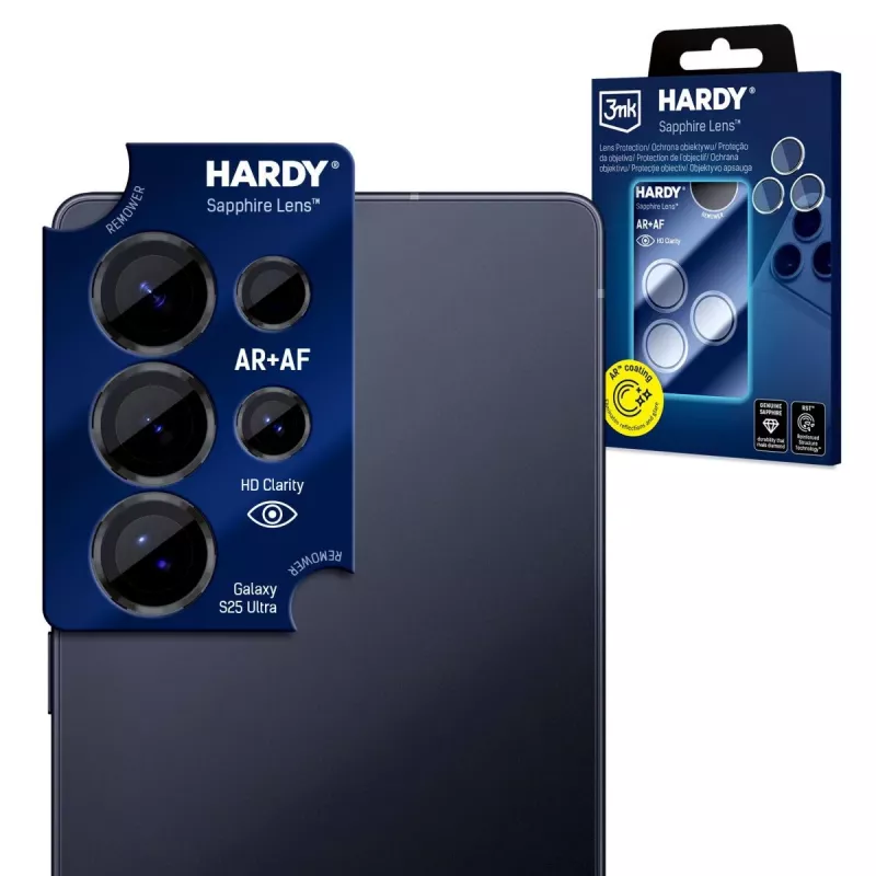 3MK PROTECTION Samsung Galaxy S25 Ultra - 3mk Hardy saffier camera-lensbescherming