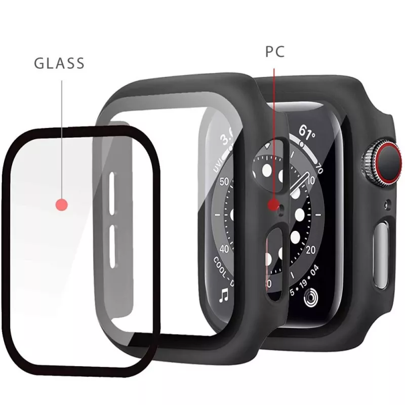 Tech-Protect Defense360 hoesje voor Apple Watch 4/5/6/SE/1/2/3 (40mm) zwart