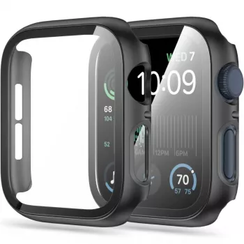 Tech-Protect Defense360 hoesje voor Apple Watch 4/5/6/SE/1/2/3 (44mm) zwart
