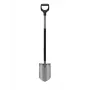Fiskars ergonomische tuinspade spits D-greep borstaal 1200mm
