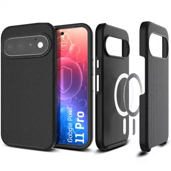 3mk Hardy Shockproof MagCase voor Google Pixel 11 Pro, transparant