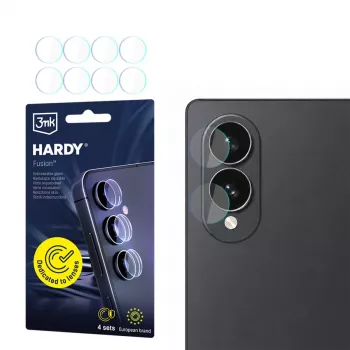 3MK Hardy Fusion lensbescherming voor Samsung Galaxy Z Fold 8 – 9H hybrideglas camera-lensbescherming (transparant)
