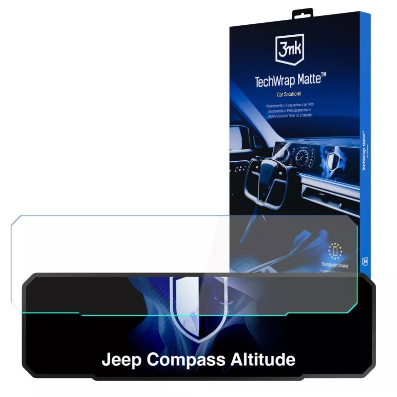 3MK PROTECTION Jeep Compass Altitude (2026 - ) - 3mk TechWrap matte center display-beschermfolie