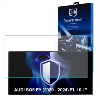 3MK PROTECTION TechWrap matte displayschermfolie voor Audi SQ5 FY Facelift (2020-2024) 10,1 inch center display
