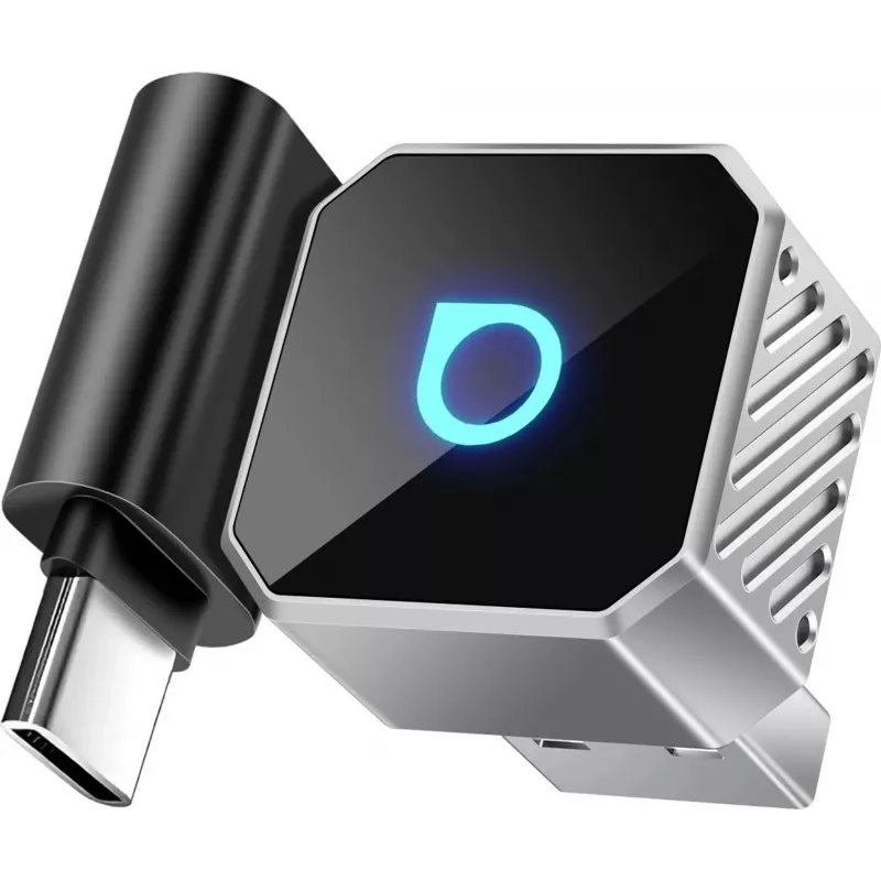 Ottocast Mini Pot CP88-T3 draadloze CarPlay / Android Auto-adapter, zilver (CP88-T3)