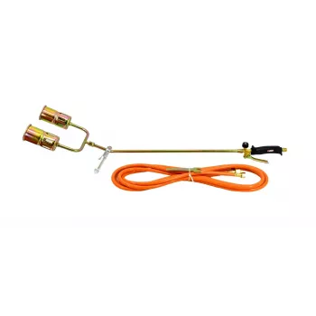 AWTOOLS AW13855 gasbrander – piëzo-ontsteking butaan soldeer- en hardsoldeerbrander, 1300°C, EN417