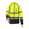 AWTOOLS softshelljack T3 met hoge zichtbaarheid, reflecterend, zwart, maat S