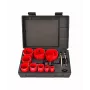 AWTOOLS bi-metaal gatenzaagset 19-64 mm, 13-delig met 2 houders en koffer
