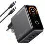 Vention 140W GaN-lader met 1x USB-A, 3x USB-C en USB-C naar USB-C kabel 1m