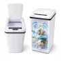 MOZOS FH-2 witte automatische sensor-prullenbak 35L