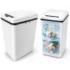 MOZOS FH-2 witte automatische sensor-prullenbak 35L