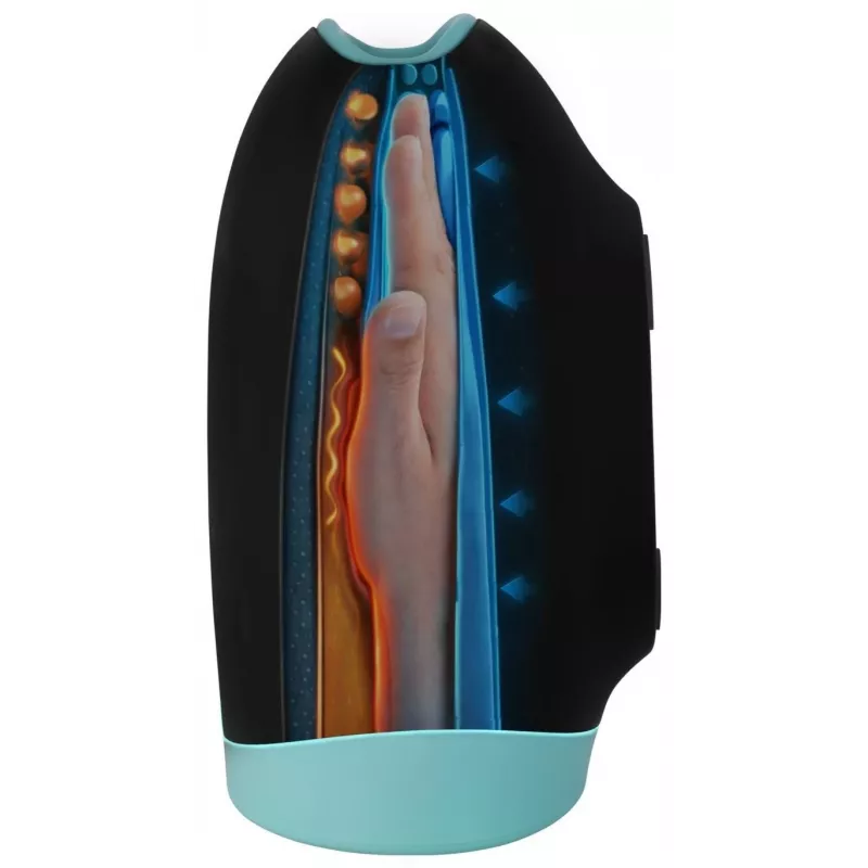 MEDIVON Hand Max hand- en polsmassageapparaat met warmte, zwart