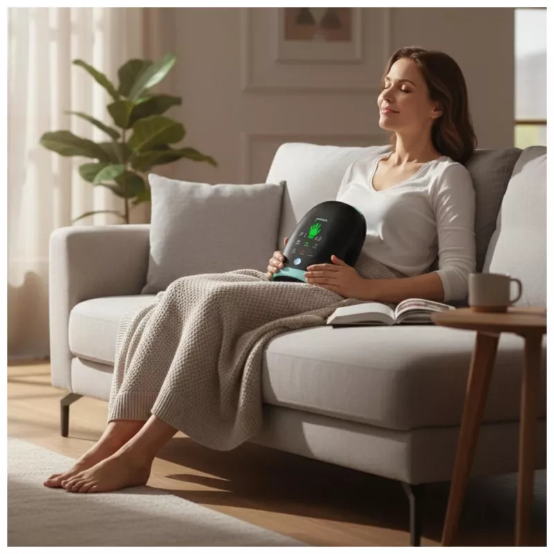 MEDIVON Hand Max hand- en polsmassageapparaat met warmte, zwart