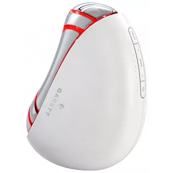 Garett Beauty Glow Stone wit – elektronische gezichtsmassager met warmte en vibratie