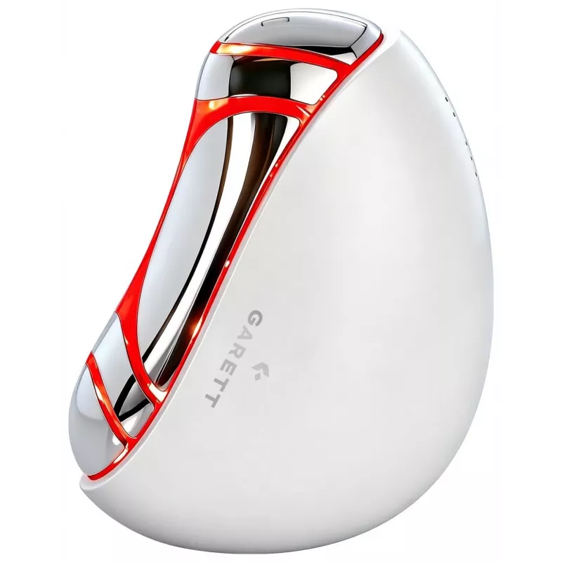 Garett Beauty Glow Stone wit – elektronische gezichtsmassager met warmte en vibratie