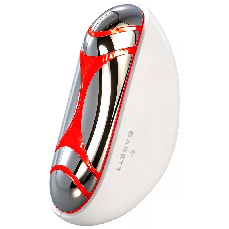 Garett Beauty Glow Stone wit – elektronische gezichtsmassager met warmte en vibratie