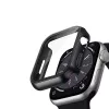 Crong Hybrid Watch Case voor Apple Watch 44mm (zwart)