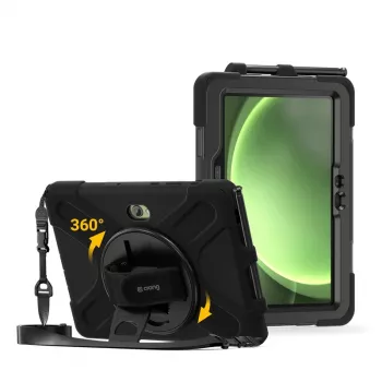 Crong Defender Plus robuuste case voor Samsung Galaxy Tab Active5 Pro 10,1 inch – zwart