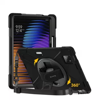 Crong Defender Plus robuuste case voor Xiaomi Pad 8 / 8 Pro / Pad 7 / 7 Pro 11,2 inch – zwart