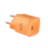 Crong NEO GaN-oplader 40W USB-C PD 3.2 met AVS (oranje)