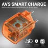 Crong NEO GaN-oplader 40W USB-C PD 3.2 met AVS (oranje)