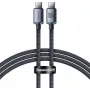 Baseus Crystal Shine USB-C naar USB-C kabel 100W PD 1,2m zwart