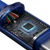 Baseus USB-C naar USB-C Crystal Shine kabel 100W 1,2m blauw
