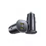 Baseus GoTrip 2x USB-C 30W Autolader, 12-24 V, zwart