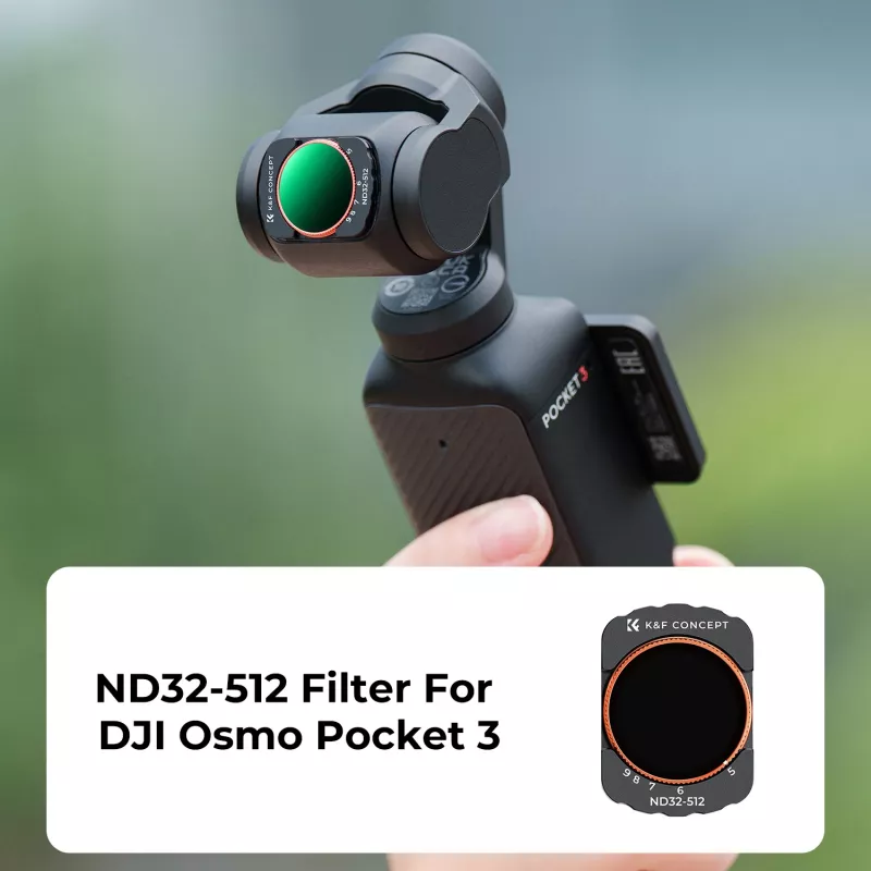 KF variabele ND-filter ND32-ND512 Nano-X voor DJI Osmo Pocket 3
