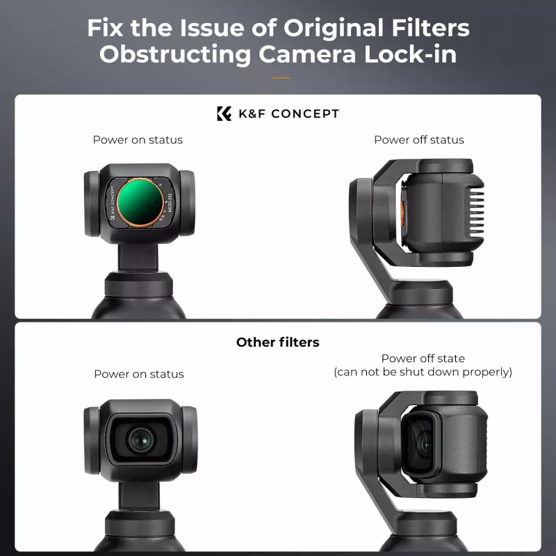 KF variabele ND-filter ND32-ND512 Nano-X voor DJI Osmo Pocket 3
