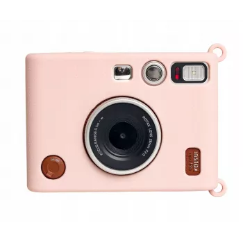 LOVEINSTANT siliconenhoes voor Fujifilm Instax Mini Evo, roze