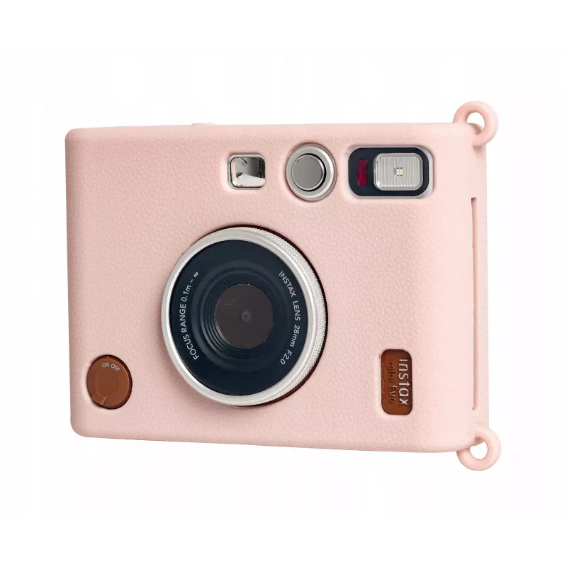 LOVEINSTANT siliconenhoes voor Fujifilm Instax Mini Evo, roze