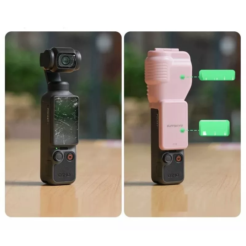 SUNNYLIFE beschermhoes voor DJI Osmo Pocket 4 – roze