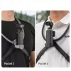 SUNNYLIFE flexibele neksteun voor DJI Osmo Pocket 3/4, POV-actiecamera's, zwart