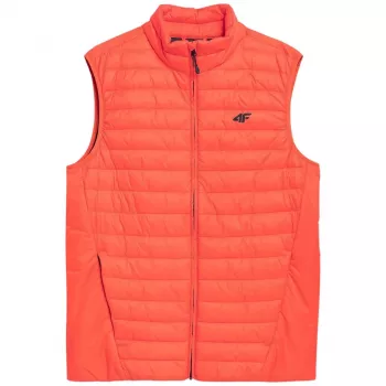 Heren donsvest 4F oranje 4FSS23TDJAM082 70S M