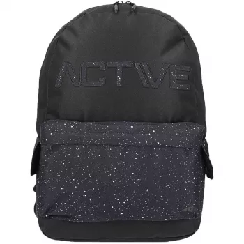 4F rugzak M175 zwart 20L laptoprugzak voor school, woon-werkverkeer en reizen