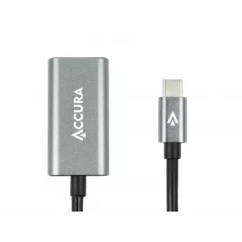 Accura USB-C naar HDMI 4K 60Hz adapterkabel M/F 0,23m