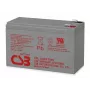 CSB HRL1234WF2 12V 9Ah langdurige VRLA-batterij – 8-10 jaar ontwerplevensduur, Faston F2-aansluitingen