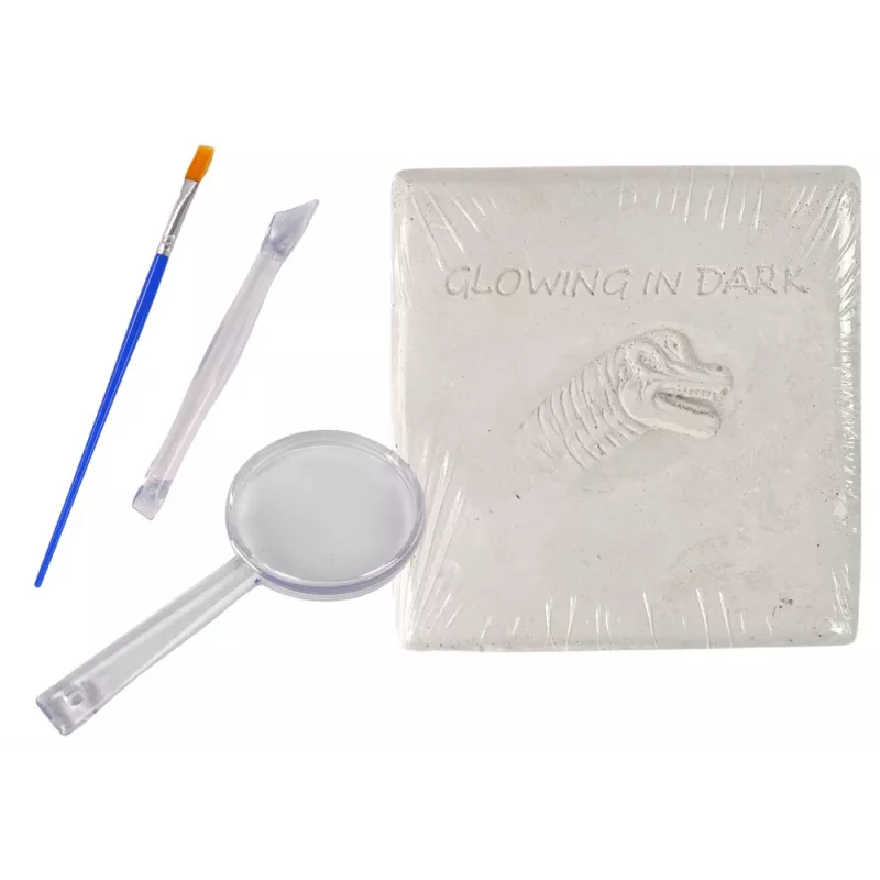 LEAN TOYS Archeologie-opgravingsset dinosaurussskelet 3D Brachiosaurus hologram