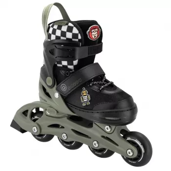 SPOKEY POPPY kinder-inlineskates 31-34 groen/zwart
