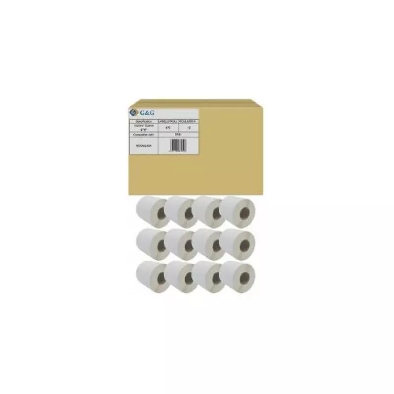 G&G Zebra 800294-605 12x475 thermotransfer-etiketten 102x152mm geperforeerd