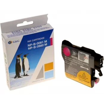 G&G compatibel magenta inktpatroon voor Brother LC-980M / LC-1100M / LC-1100HM (XXL, 750 pagina's)