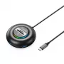 ORICO YXR5-C3 4-poorts USB 3.0 hub met SD- en MicroSD-kaartlezer
