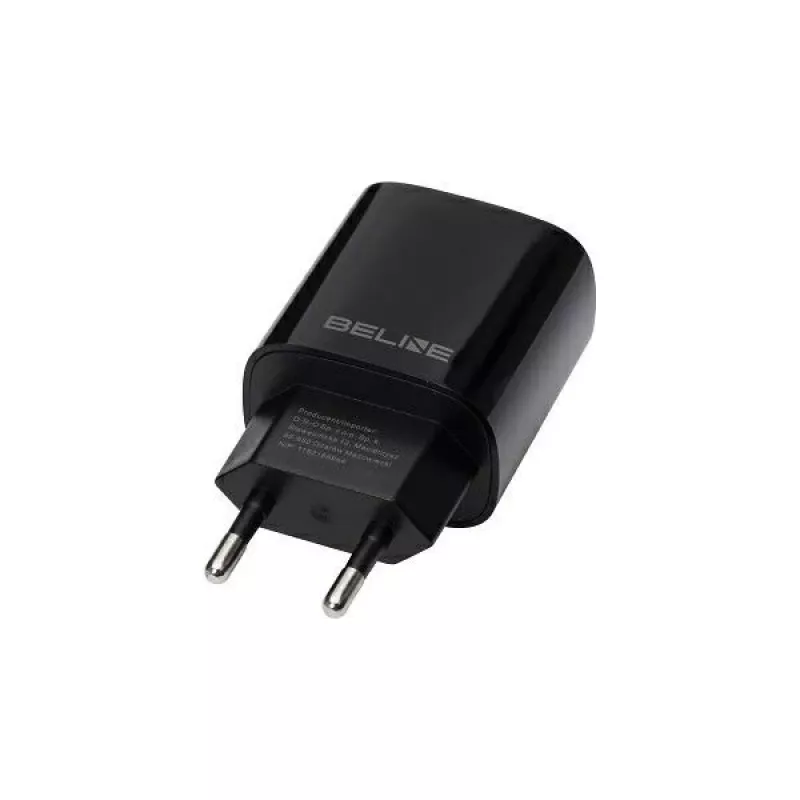 Beline GaN 30W USB-C PD + USB-A QC wandlader zwart (alleen voeding)