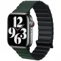 Beline Magnetic Pro armband voor Apple Watch 42/44/45/49mm zwart/groen