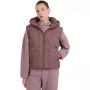 4F Dames donkerbruine gewatteerde bodywarmer F299 maat M