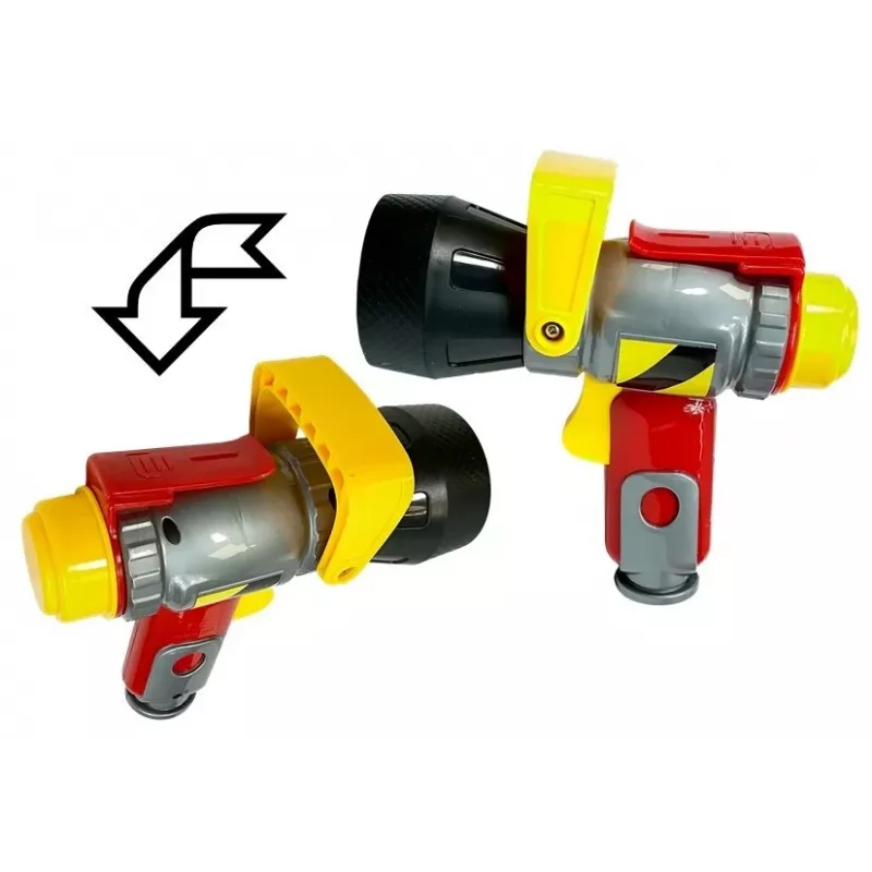 LEAN TOYS brandweerset helm blusser bijl masker breekijzer