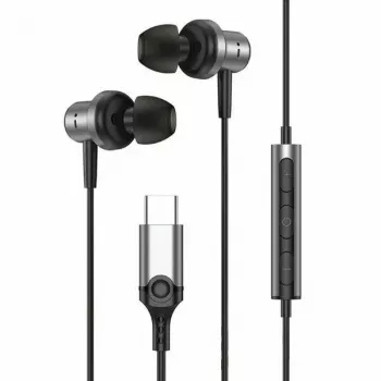 Beline in-ear koptelefoon USB-C SK193 zwart