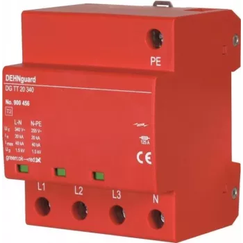 DEHN DG TT 20 340 Type 2 overspanningsafleider 4-polig voor TT- en TN-S-systemen