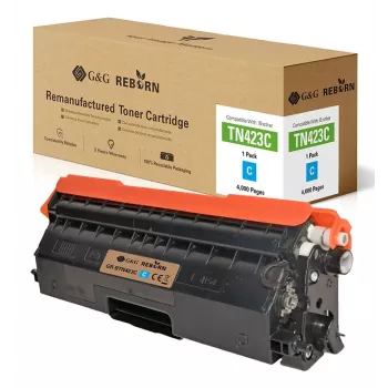 G&G 21189 compatibele cyaan tonerpatroon voor Canon i-SENSYS LBP7200Cdn, LBP7210Cdn, LBP7660Cdn, LBP7680Cx, MF8330Cdn, MF8340Cdn, MF8350Cdn, MF8360Cdn, MF8380Cdw, MF8540Cdn, MF8550Cdn, MF8580Cdw (vervangt CRG-718C)